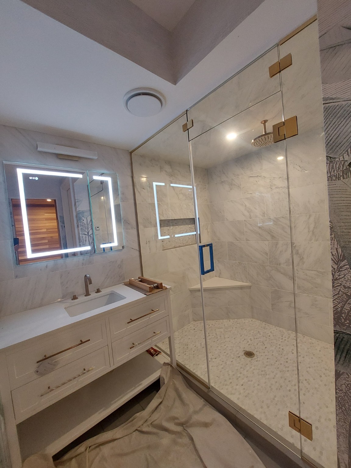 Bathroom after completion